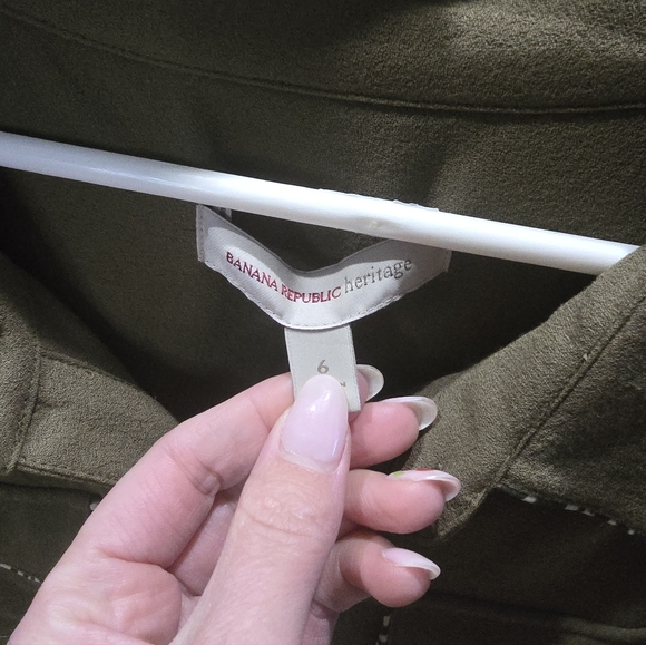 Banana Republic Heritage Green Dress No Belt S. 6 Excellent - Picture 2 of 7